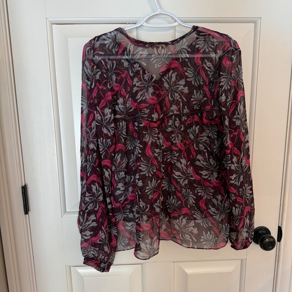 Rebecca Taylor Mystic' Silk Chiffon Top 45745 - Picture 9 of 12